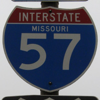 Route B south at I-57/US 60 - Bertrand, MO