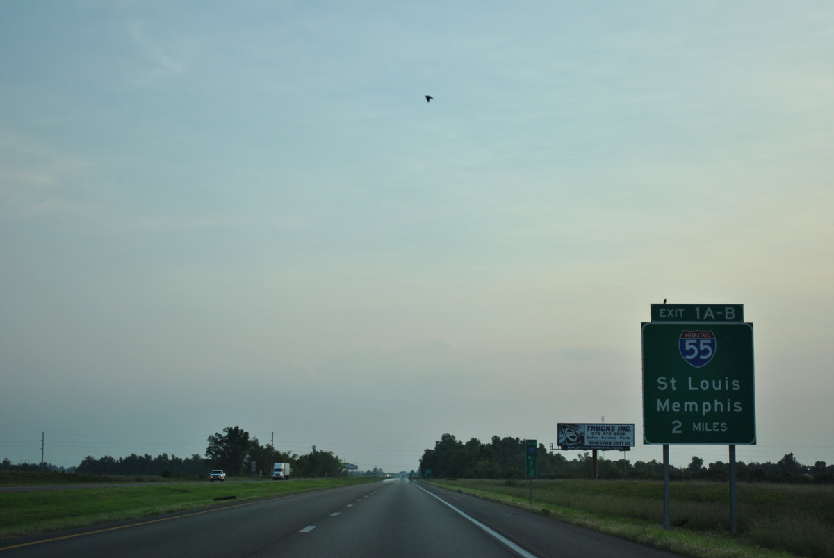 I-57/US 60 south at I-55 - Sikeston, MO