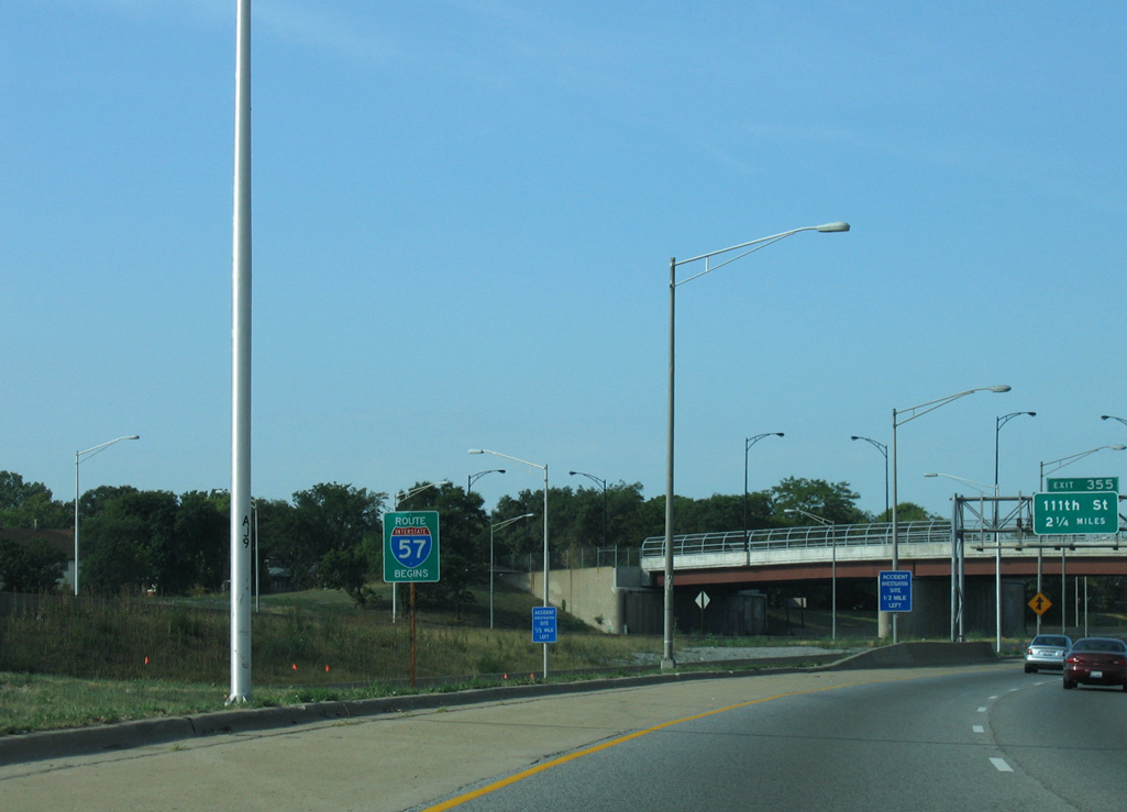 I-57 south at I-94 - 2005