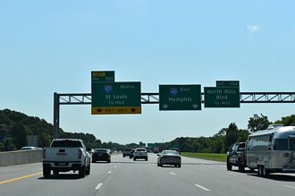 I-40/US 67-167 east at I-57 - North Little Rock, AR