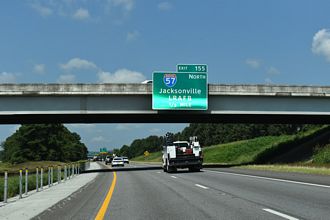 I-40 West at I-57/US 67-167 in North Little Rock, AR