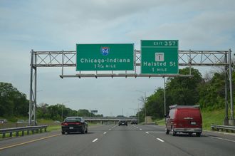 I-57 north at I-94 - Chicago, IL