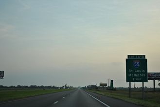 I-57/US 60 south at I-55 - Sikeston, MO