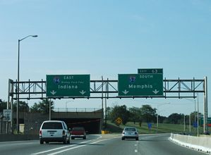 I-94 east at I-57 - 2005