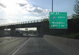 I-94 west at I-57 - 2002