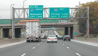 I-94 west at I-57 - 2002