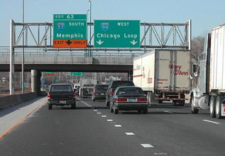 I-94 west at I-57 - 2002