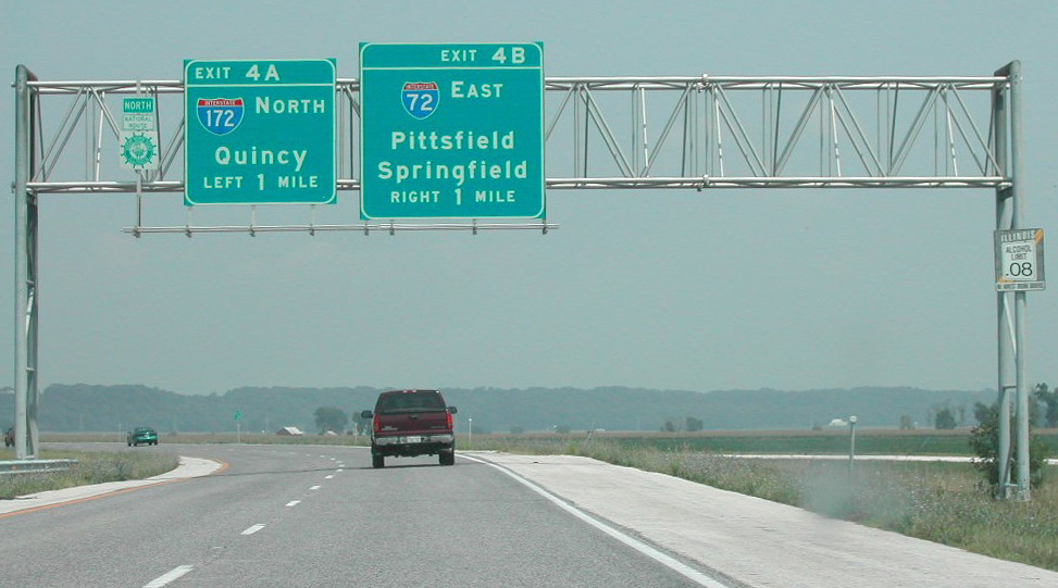 I-72/US 36 east at I-172 - 2002