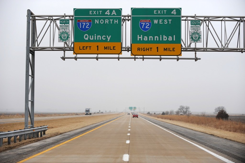 I-72/US 36 west at I-172 - 2008