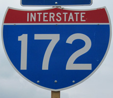 I-172 north of I-72/US 36 - Fall Creek, IL