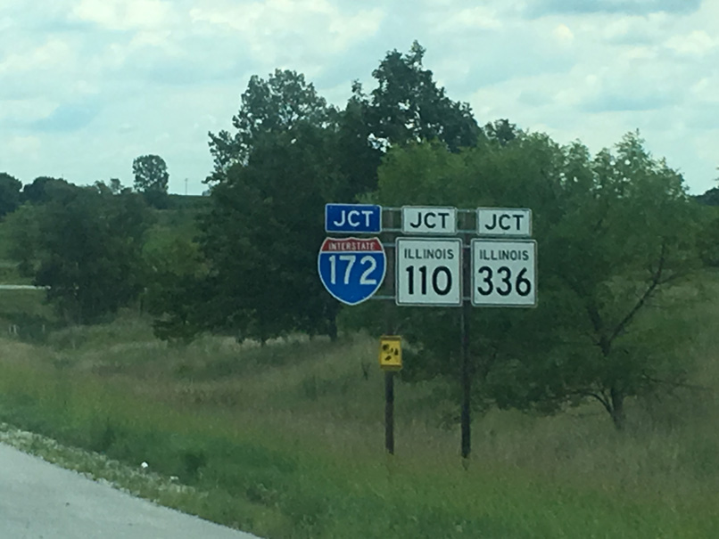 US 24 east at I-172/IL 110-336 - Quincy