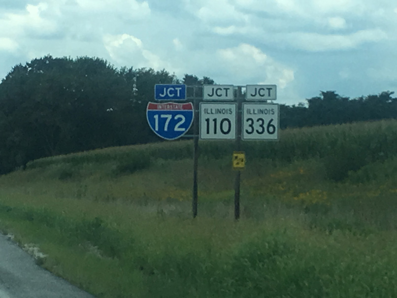 US 24 west at I-172/IL 110-336 - Quincy