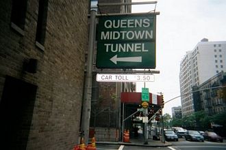 E 34th St east at Tunnel Approach St - Manhattan, NY