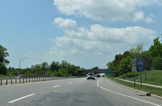 CR 58 west at I-495 - Calverton, NY