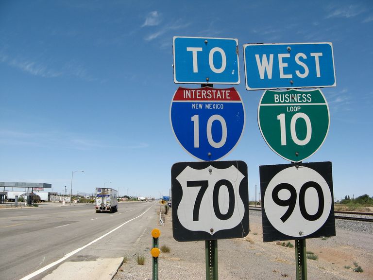 Business Loop I-10/US 70 separation in Las Cruces, NM