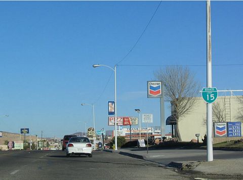 Business Loop I-15 north in Barstow, California