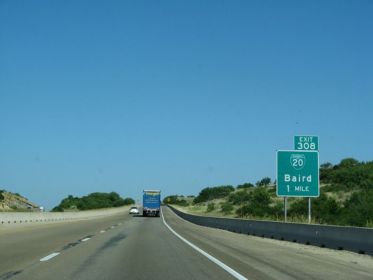 IH 20 west at BL I-20 - Baird, TX