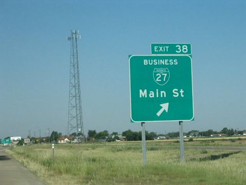 IH 27 south at Exit 38 for Business Loop I-27 to Hale Center, TX