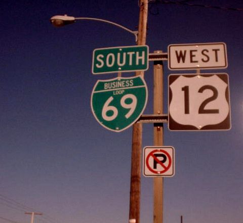 Business Loop I-69/US 12 west at Coldwater, MI