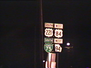 Business Loop I-75/US 84-221 west in Valdosta, GA