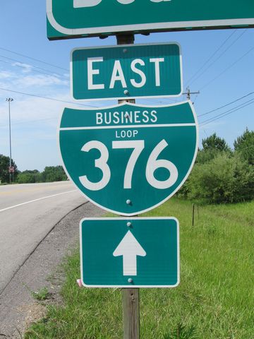 Business Loop I-376 - Moon Township and Findlay Township