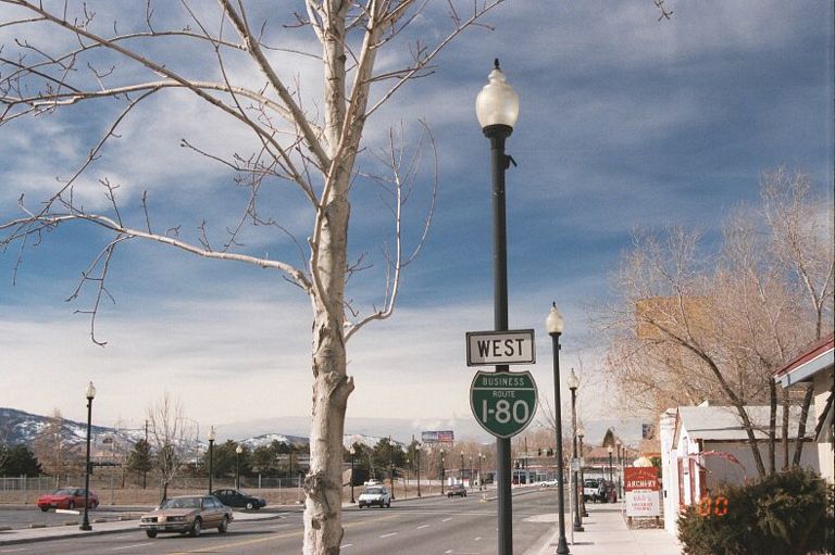 Business Loop I-80 west on Victorian Way in Sparks, NV