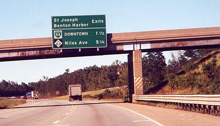 I-94 east at Business Loop I-94 - St. Joseph, MI