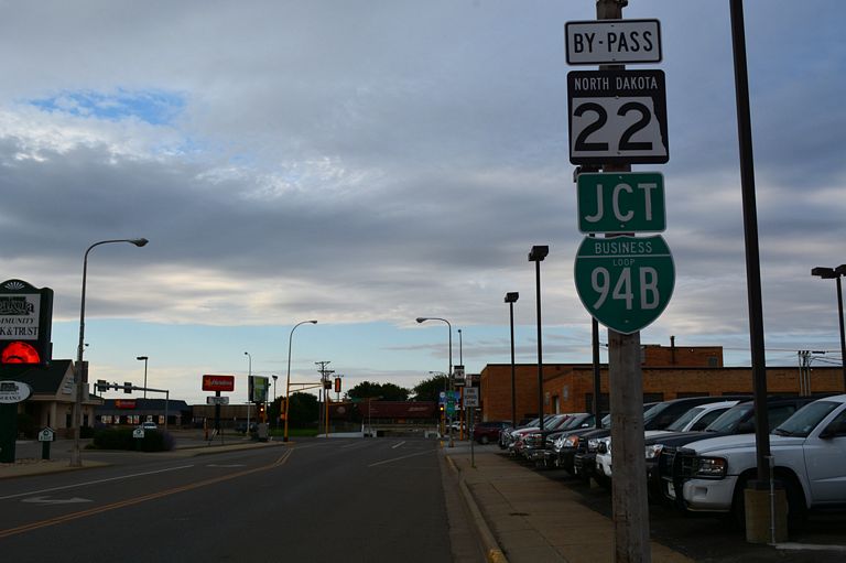 ND 22 south at Business Loop I-94 - Dickinson