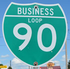 1970 MUTCD Business Loop Shield Specification