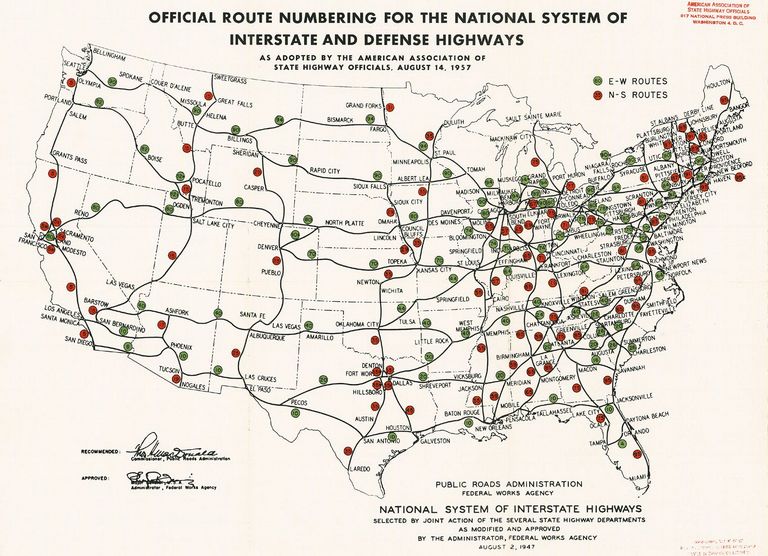 Future Interstate Corridor map scan