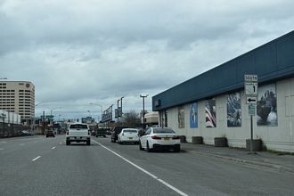 6th Avenue west at I-A1/Gambell Street in Anchorage, AK.
