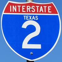 Interstate 2 shield representation
