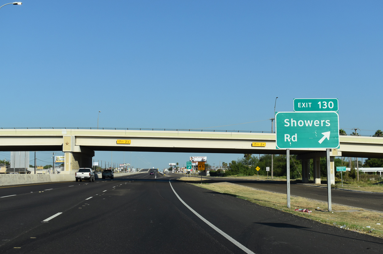 IH 2/US 83 west at Showers Rd - Palmview, TX