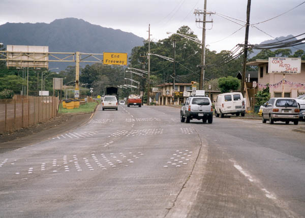 I-H2 north at Route 99 - Oahu
