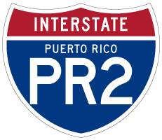Puerto Rico Interstate System representative shield