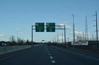 I-A3 a third of a mile west of the exchange with I-A2 south in Fairbanks, AK