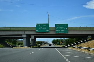 PR 2 west at PR 9/PRI-2 - Ponce