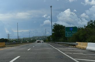 PR 52/PRI-1 south ahead of at PR 2/PRI-2