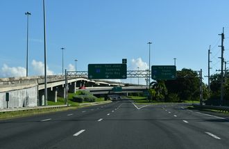 The exchange where Puerto Rico Interstates 1, 2 and 3 meet in San Juan