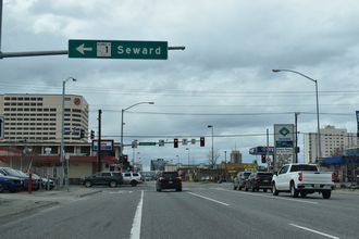 The south end of I-A1 and south beginning of I-A3 in Anchorage.