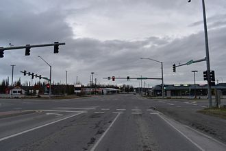 SR 1 continues south from the end of I-A1 in Soldotna to Homer, AK.