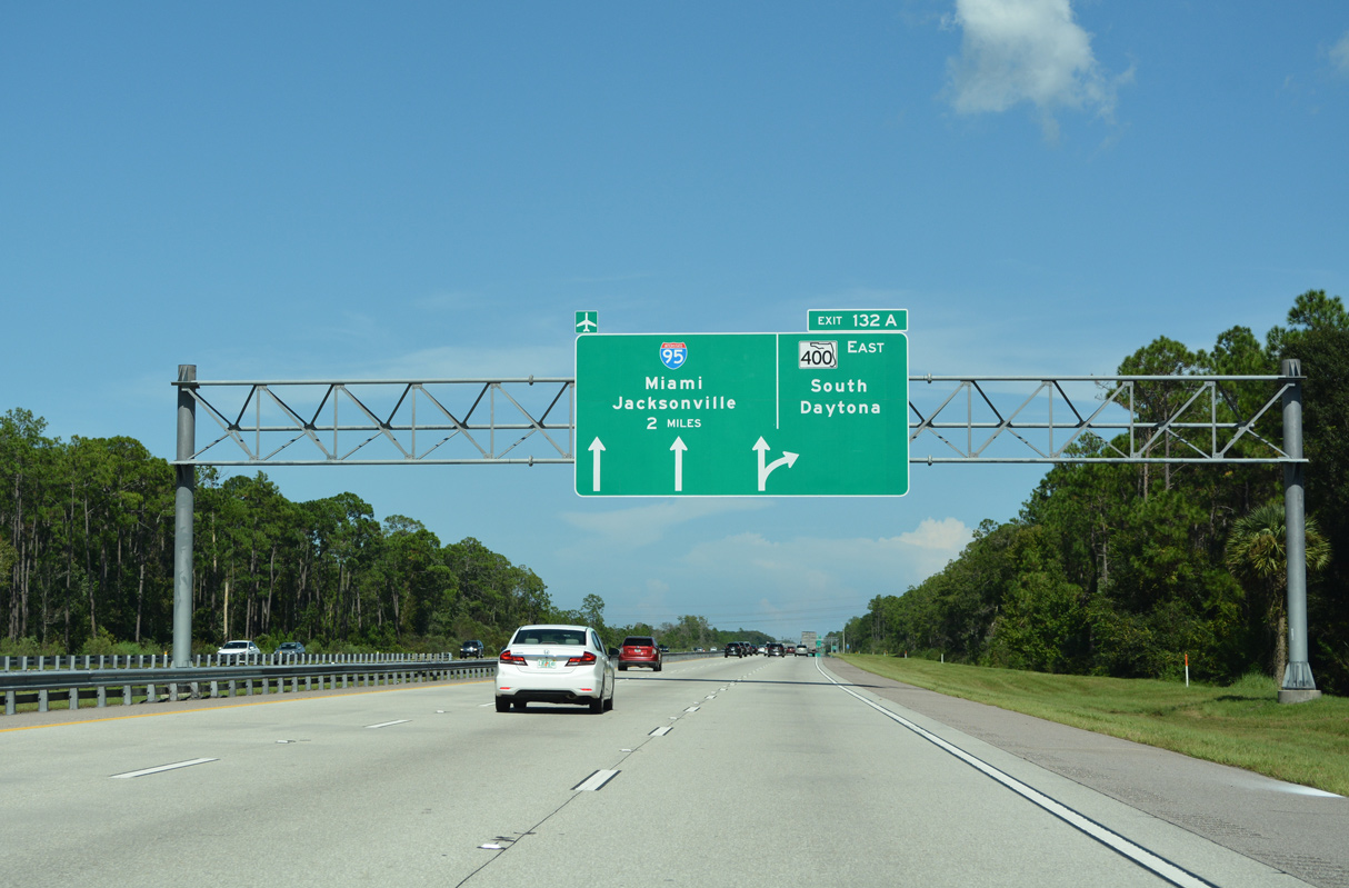 I-4 east at I-95/SR 400 - Daytona Beach, FL