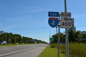 I-4 east at SR 400 - South Daytona, FL
