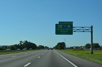 I-95 south at I-4/US 92 - Daytona Beach, FL