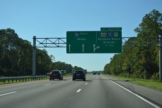I-95 south at I-4/US 92 - Daytona Beach, FL