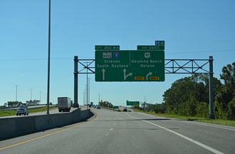 I-95 south at I-4/US 92 - Daytona Beach, FL
