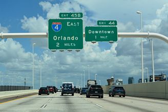 I-275 north at I-4 - Tampa, FL