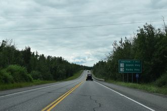 One mile east of I-A3/SR 3 on I-A1/SR 1 at Gateway, AK