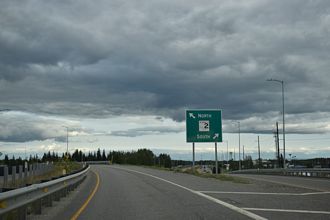 I-A3/SR 3 north at SR 2 (Richardson Hwy) north in Fairbanks, AK