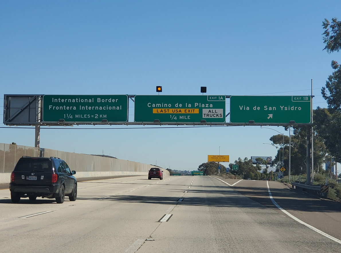 I-5 south - San Ysidro, CA